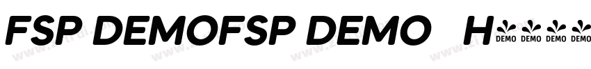 FSP DEMOFSP DEMO   H字体转换